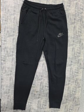 Nike Black TECH THIN Joggers